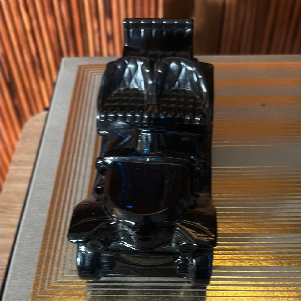 Avon Vintage Car Shaving Bottle - Blue bottle